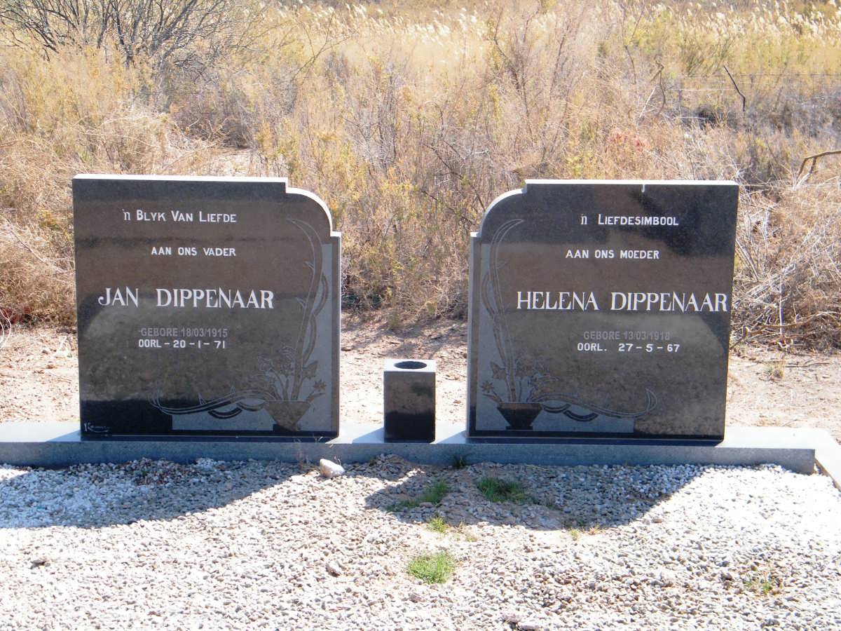 DIPPENAAR Jan 1915-1971 &amp; Helena 1918-1967