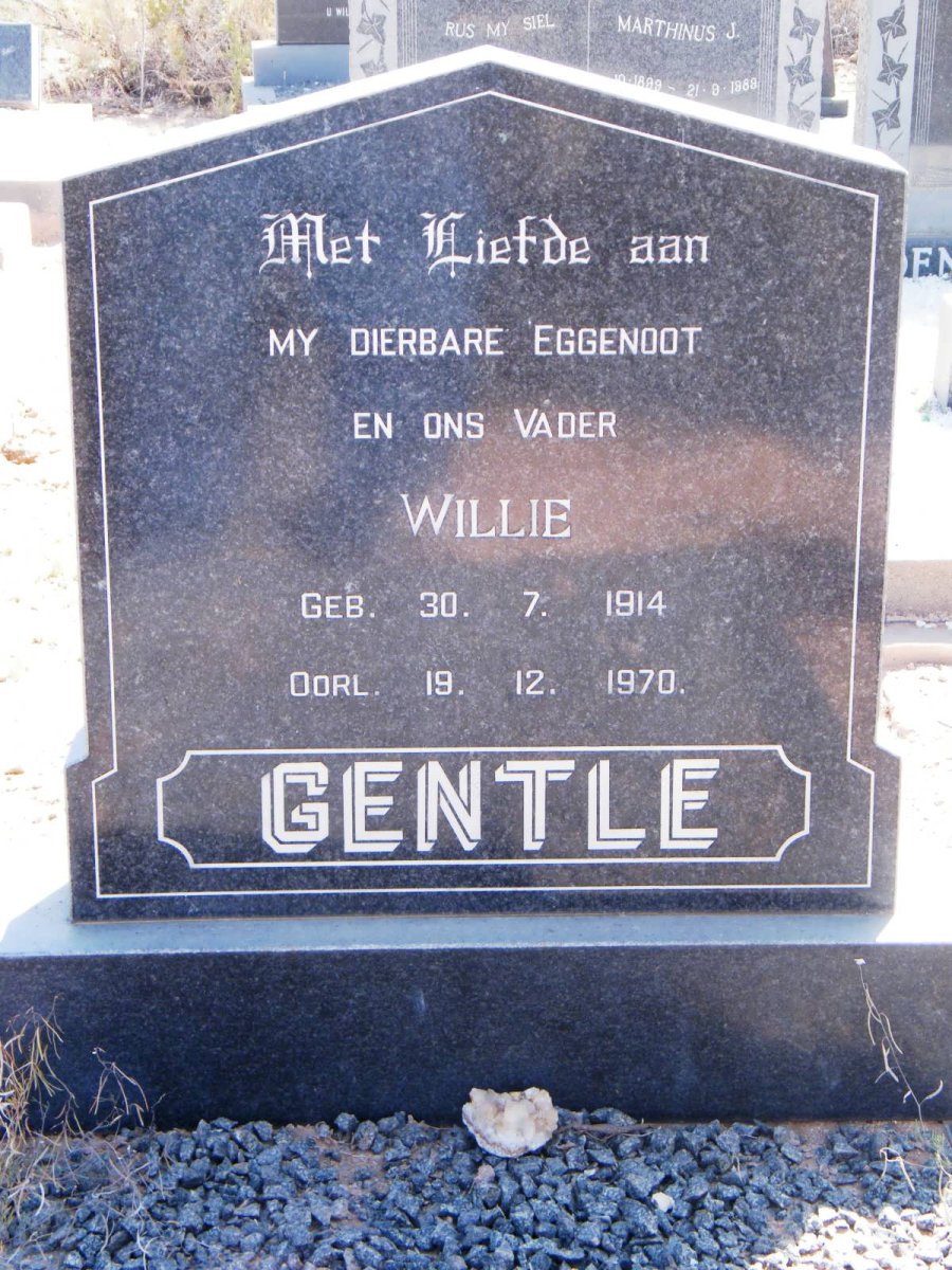 GENTLE Willie 1914-1970