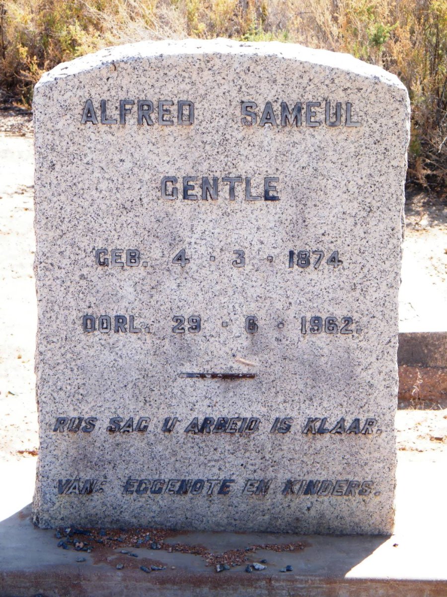 GENTLE Alfred Sameul 1874-1962