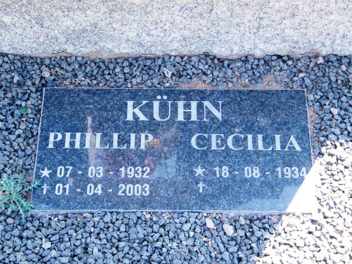 KÜHN Phillip 1932-2003 &amp; Cecilia 1934-