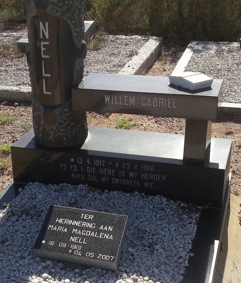 NELL Willem Gabriel 1917-1977 &amp; Maria Magdalena 1913-2007