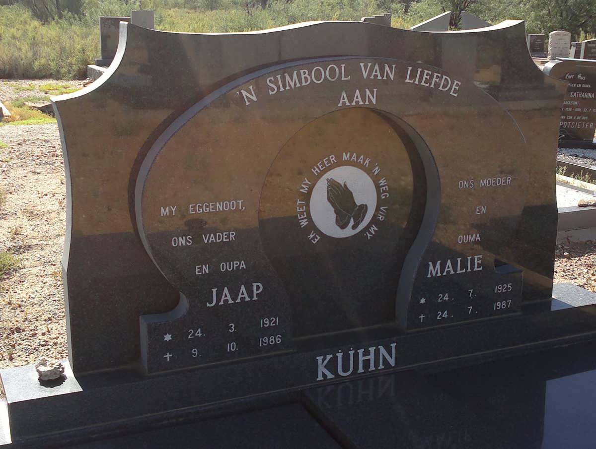 KÜHN Jaap 1921-1986 &amp; Malie 1925-1987