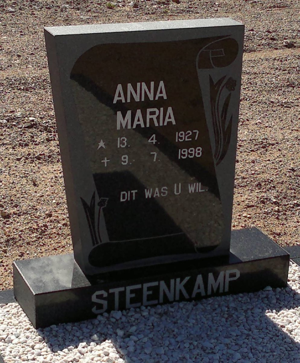 STEENKAMP Anna Maria 1927-1998
