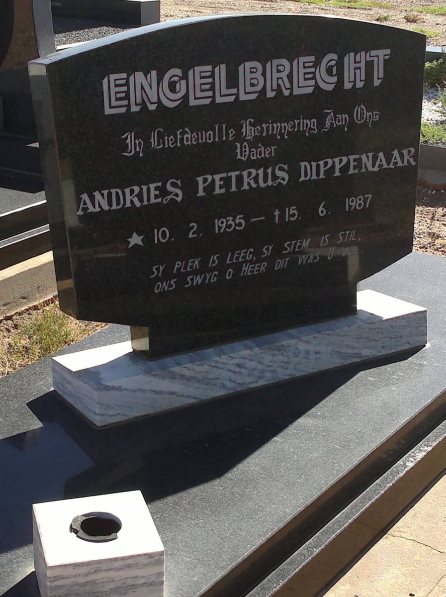 ENGELBRECHT Andries Petrus Dippenaar 1935-1987