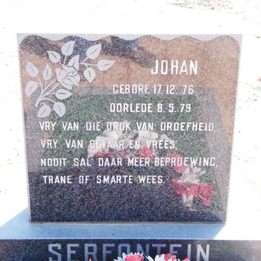 SERFONTEIN Johan 1976-1979