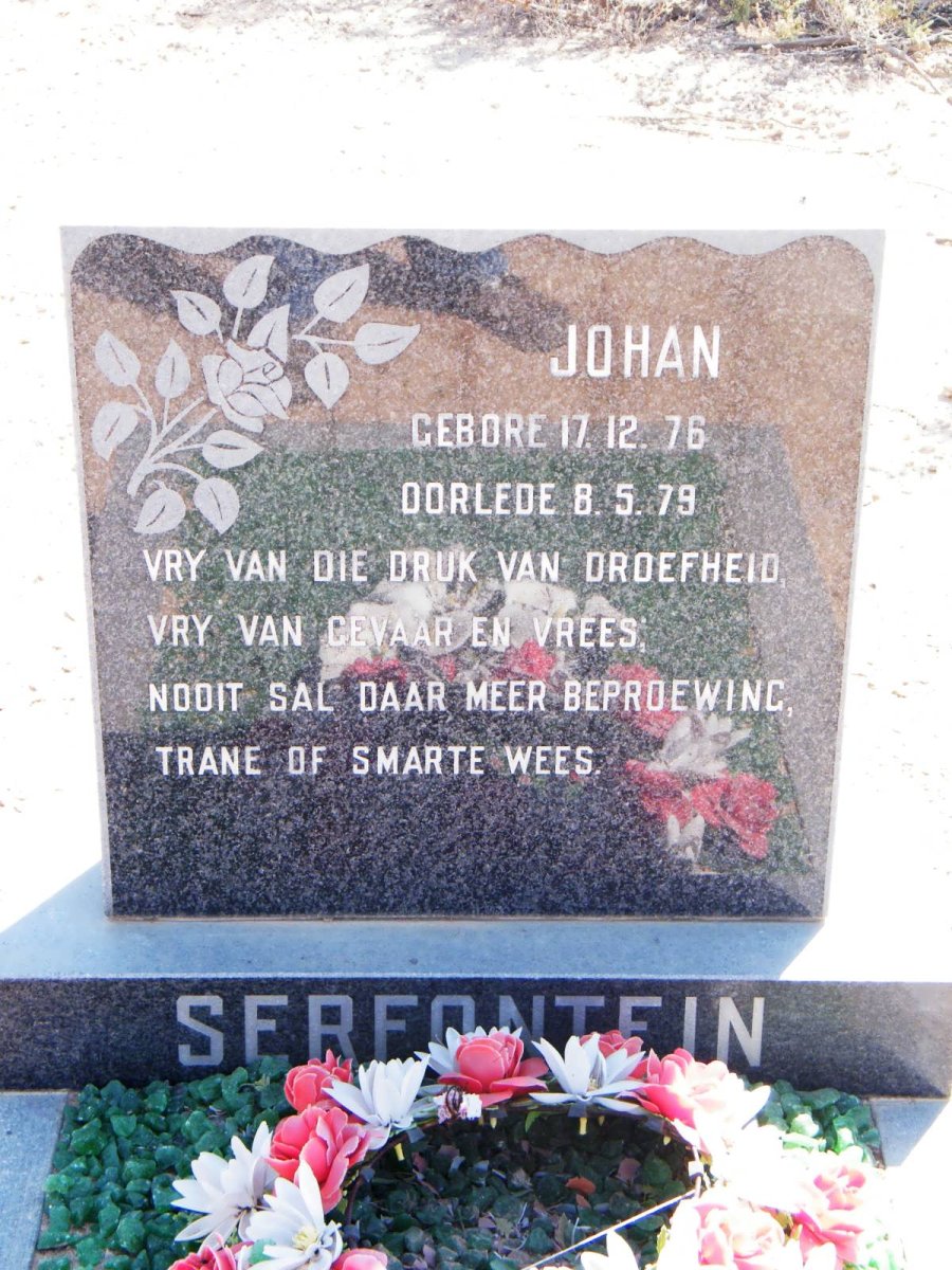 SERFONTEIN Johan 1976-1979