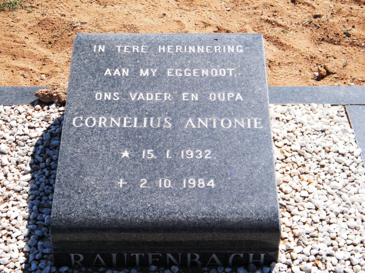 RAUTENBACH Cornelius Antonie 1932-1984