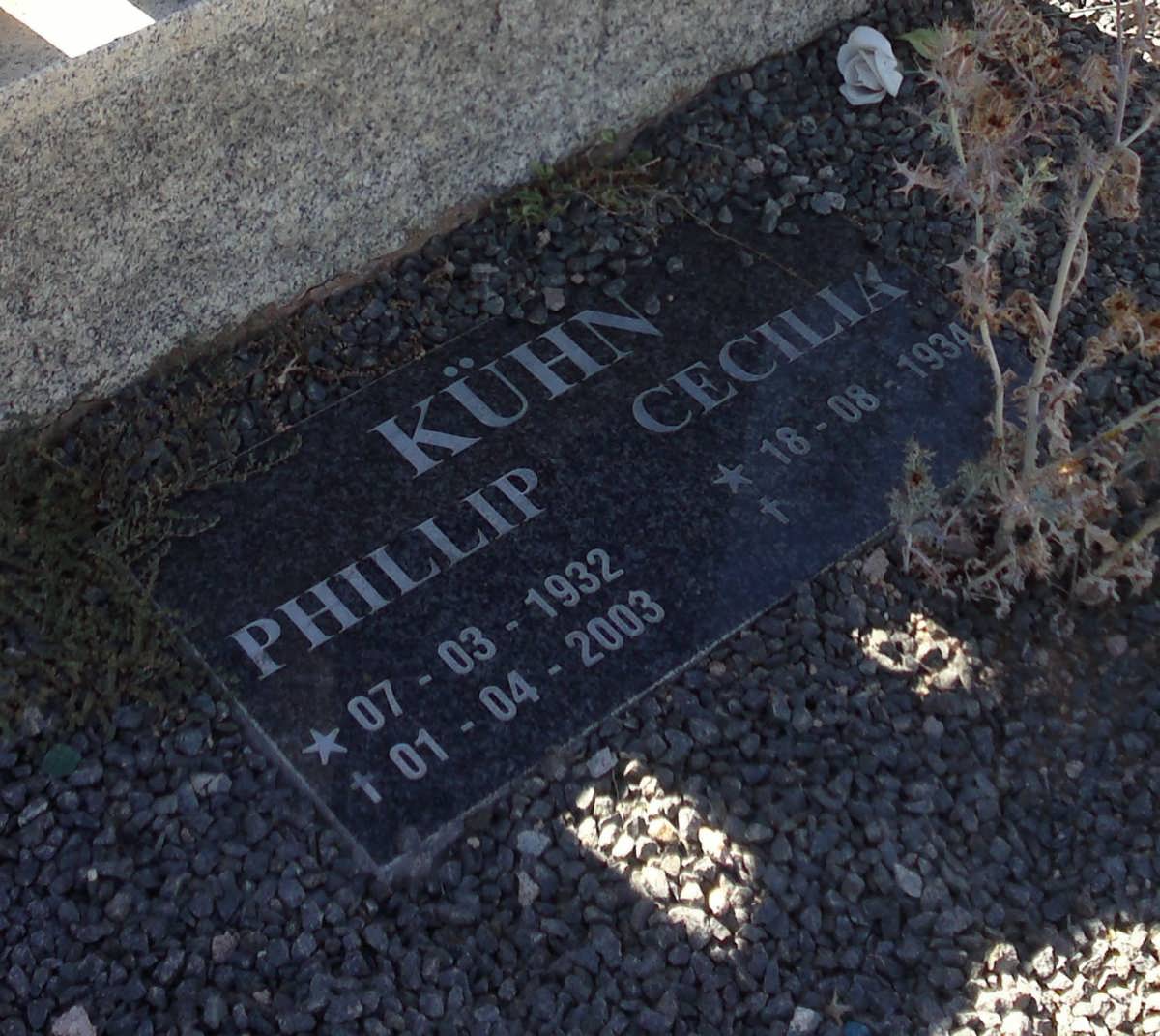 KÜHN Phillip 1932-2003 &amp; Cecilia 1934-