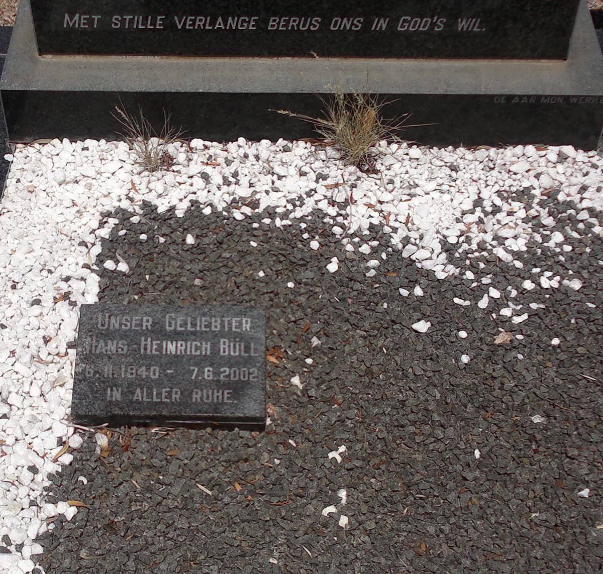 BÜLL Hans Heinrich 1940-2002
