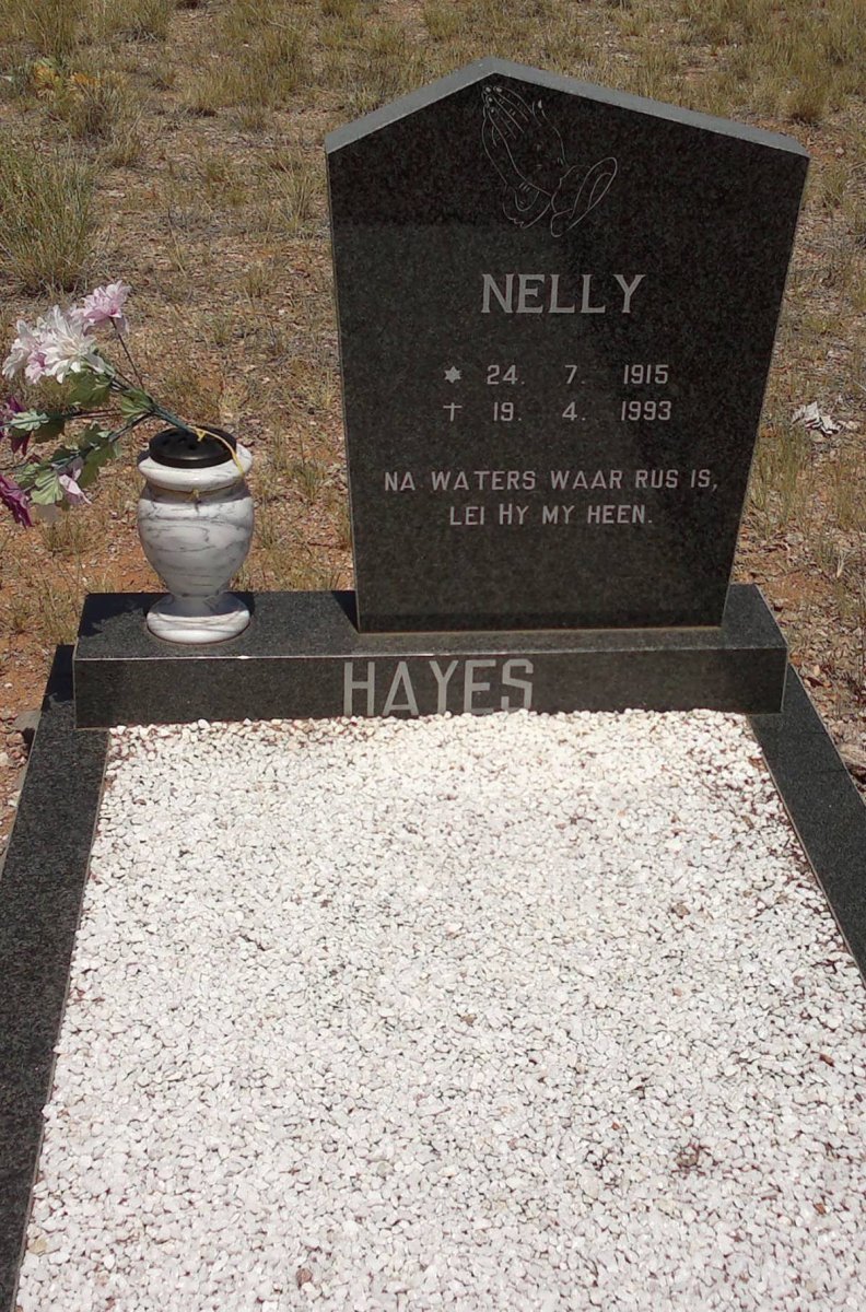 HAYES Nelly 1915-1993