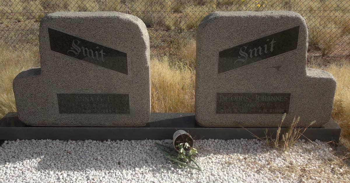 SMIT Jacobus Johannes 1916-1986 &amp; Anna G.F. 1918-2008