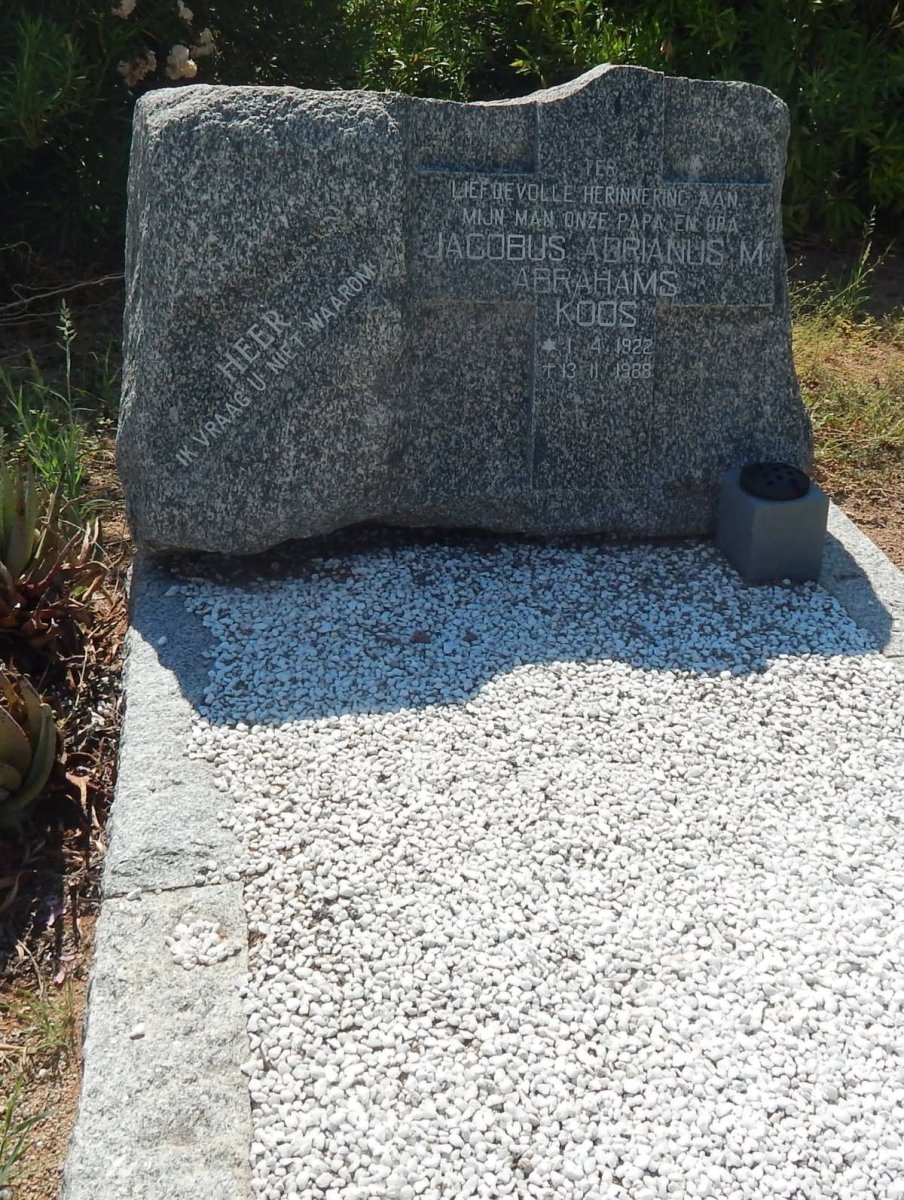 ABRAHAMS Jacobus Adrianus M. 1922-1988