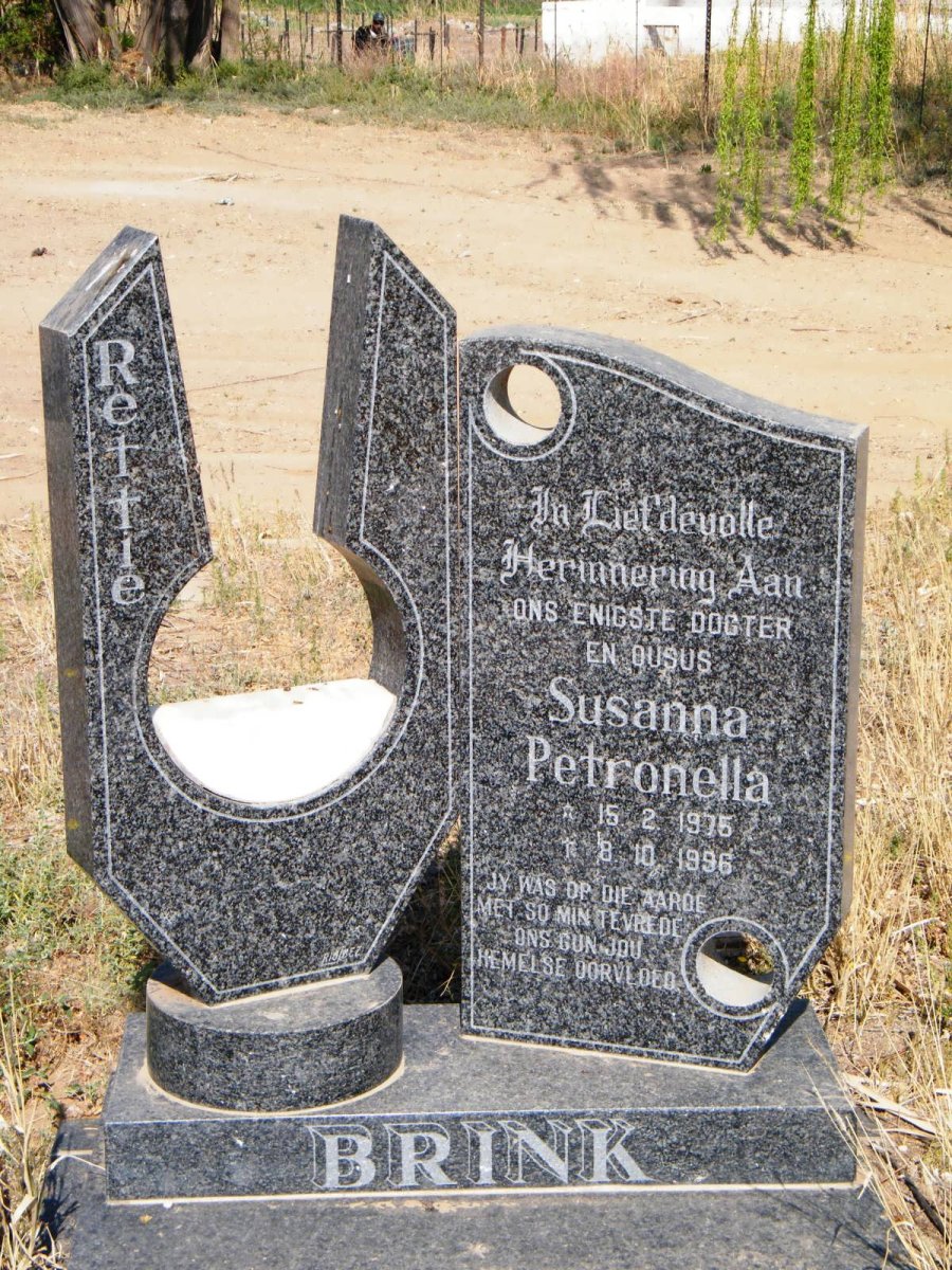 BRINK Susanna Petronella 1975-1996