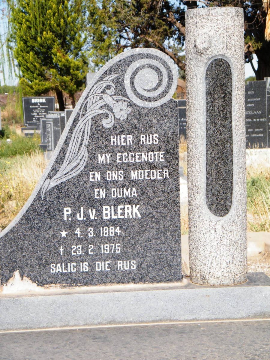 BLERK P.J., v. 1884-1975