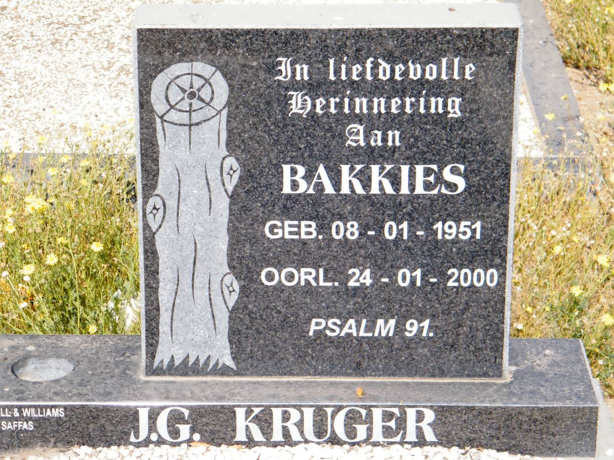 KRUGER J.G. 1951-2000