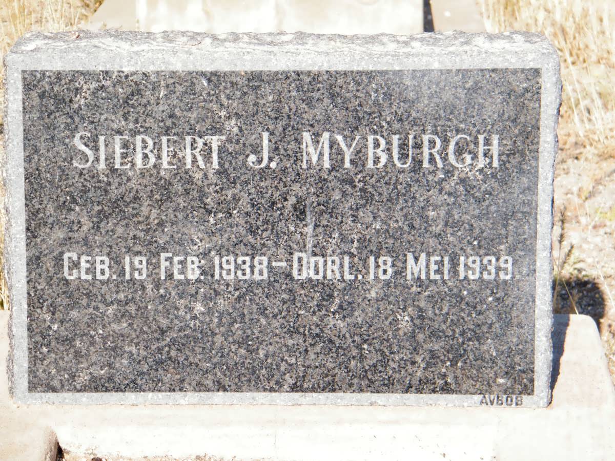 MYBURGH Siebert J. 1938-1939