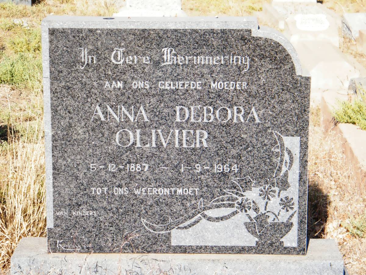 OLIVIER Anna Debora 1887-1964