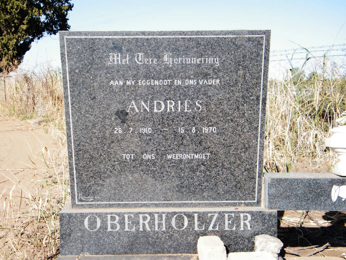 OBERHOLZER Andries 1910-1970