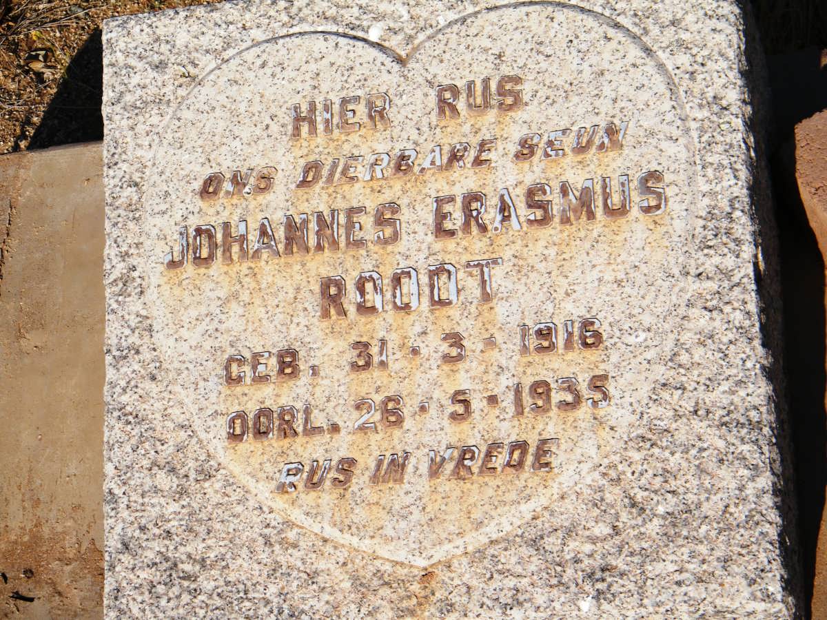 ROODT Johannes Erasmus 1916-1935
