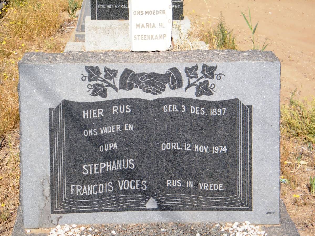 VOGES Stephanus Francois 1897-1974