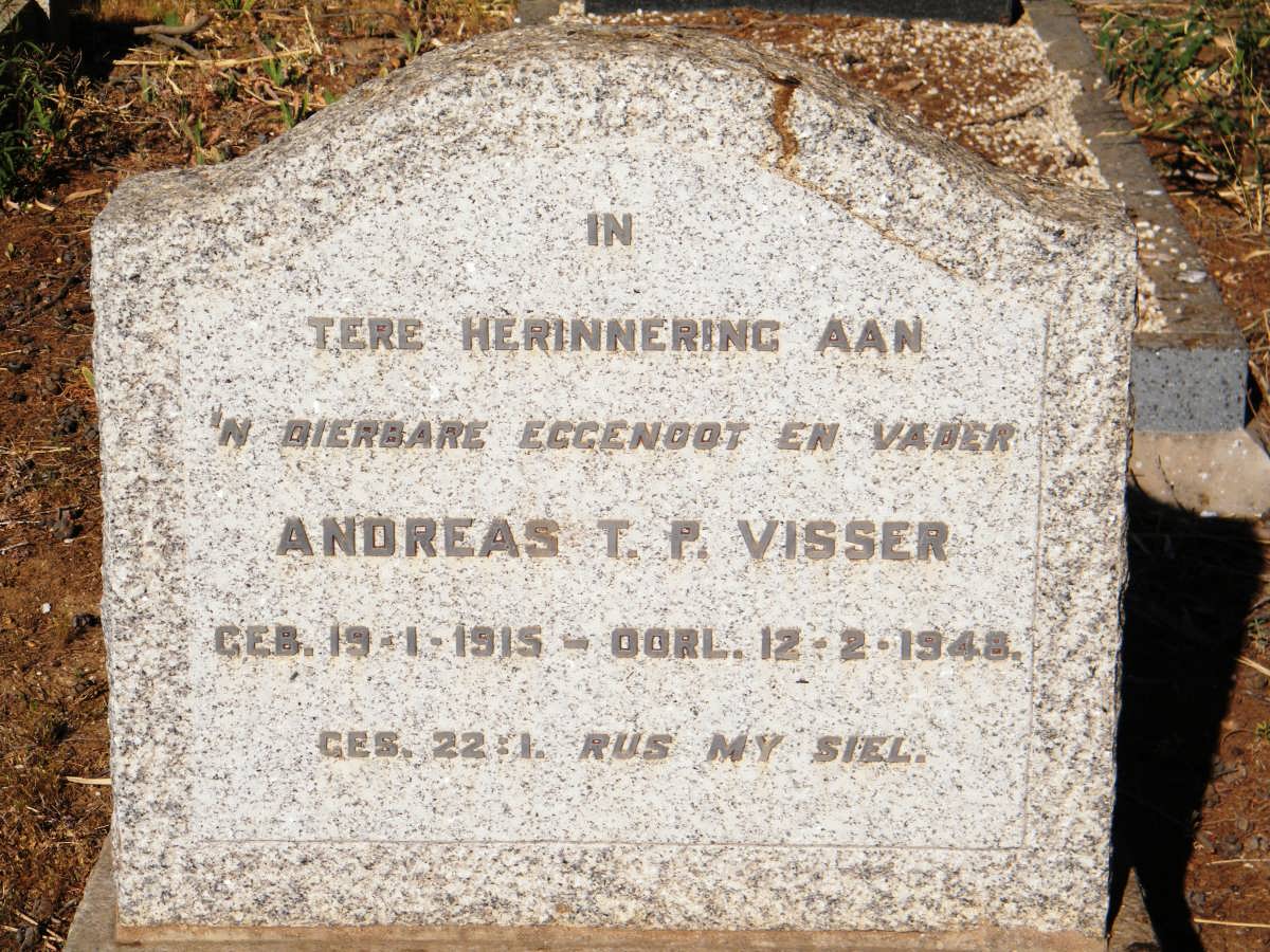 VISSER Andreas T.P. 1915-1948