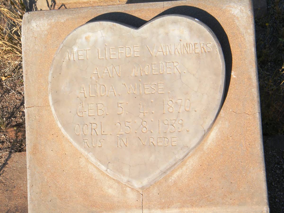 WIESE Alida 1870-1939