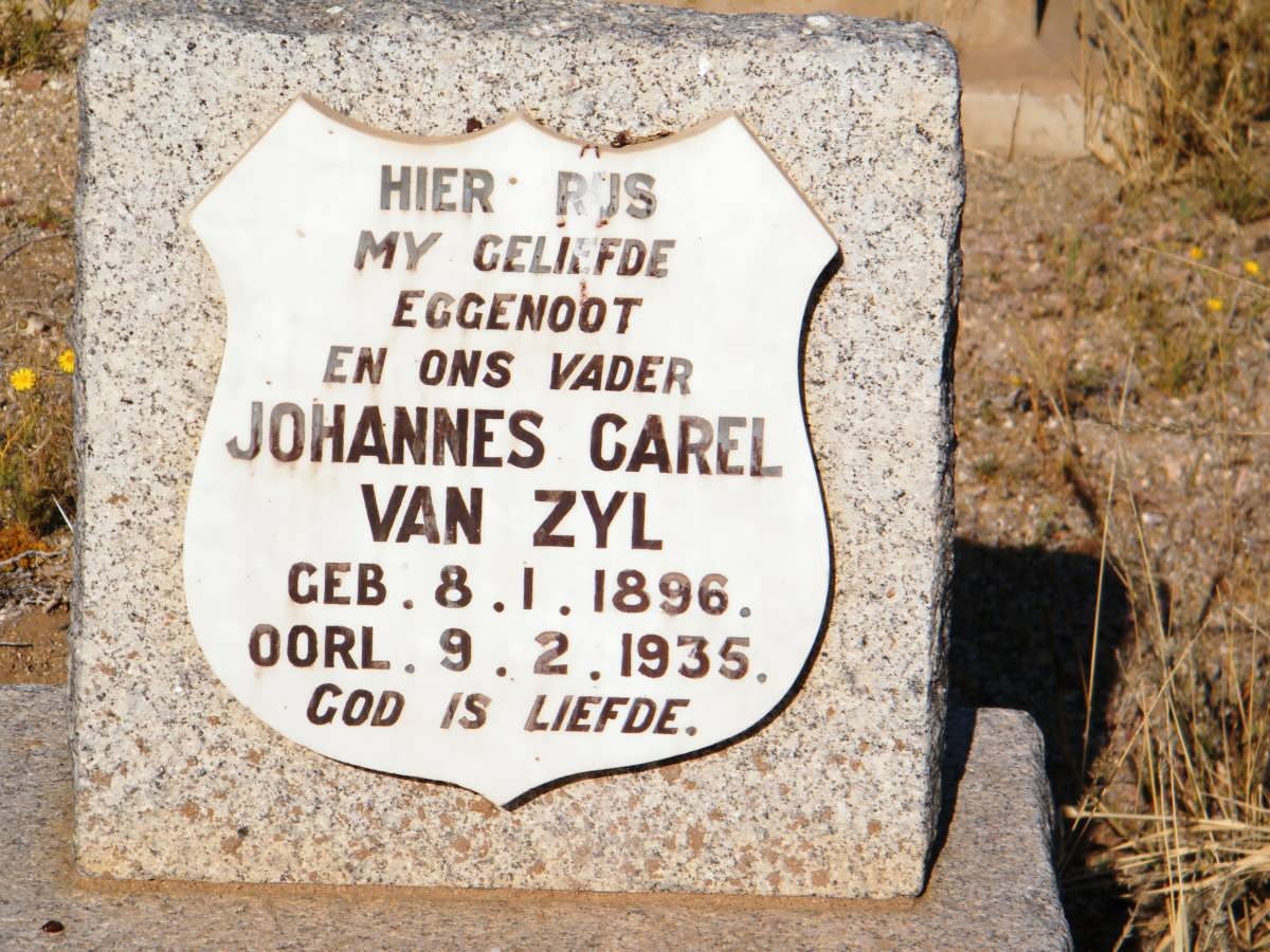 ZYL Johannes Carel, van 1896-1935