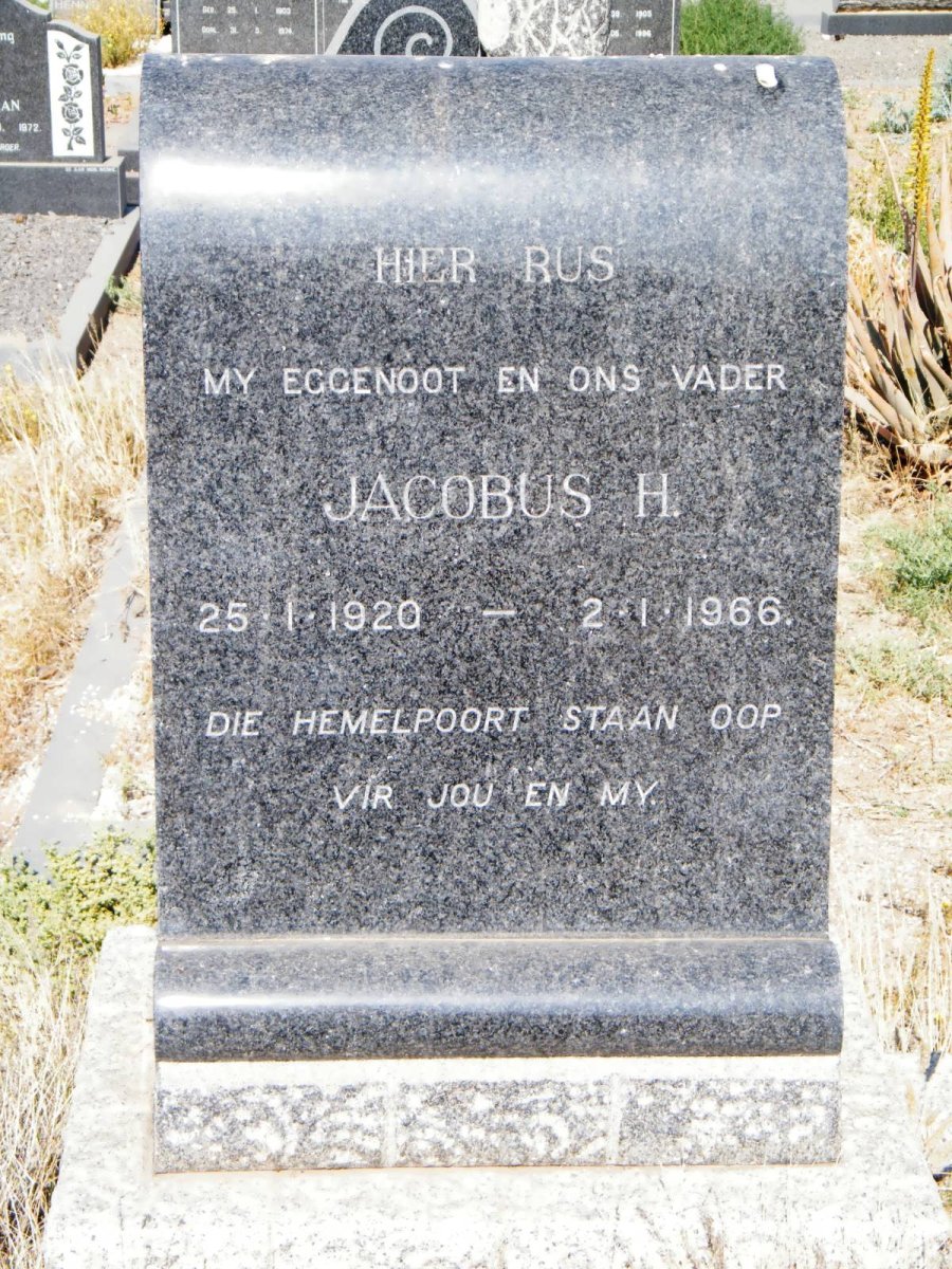 ?? Jacobus H. 1920-1966
