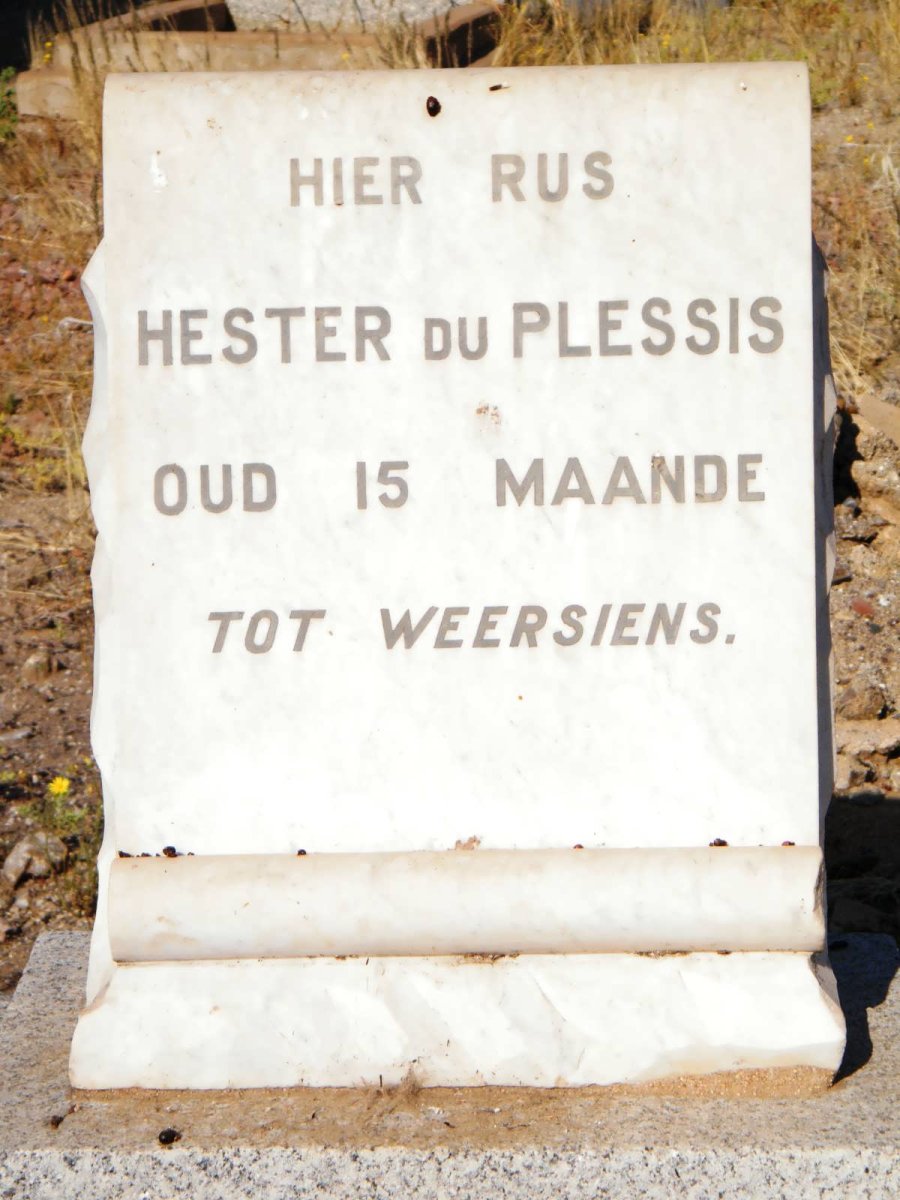 PLESSIS Hester, du