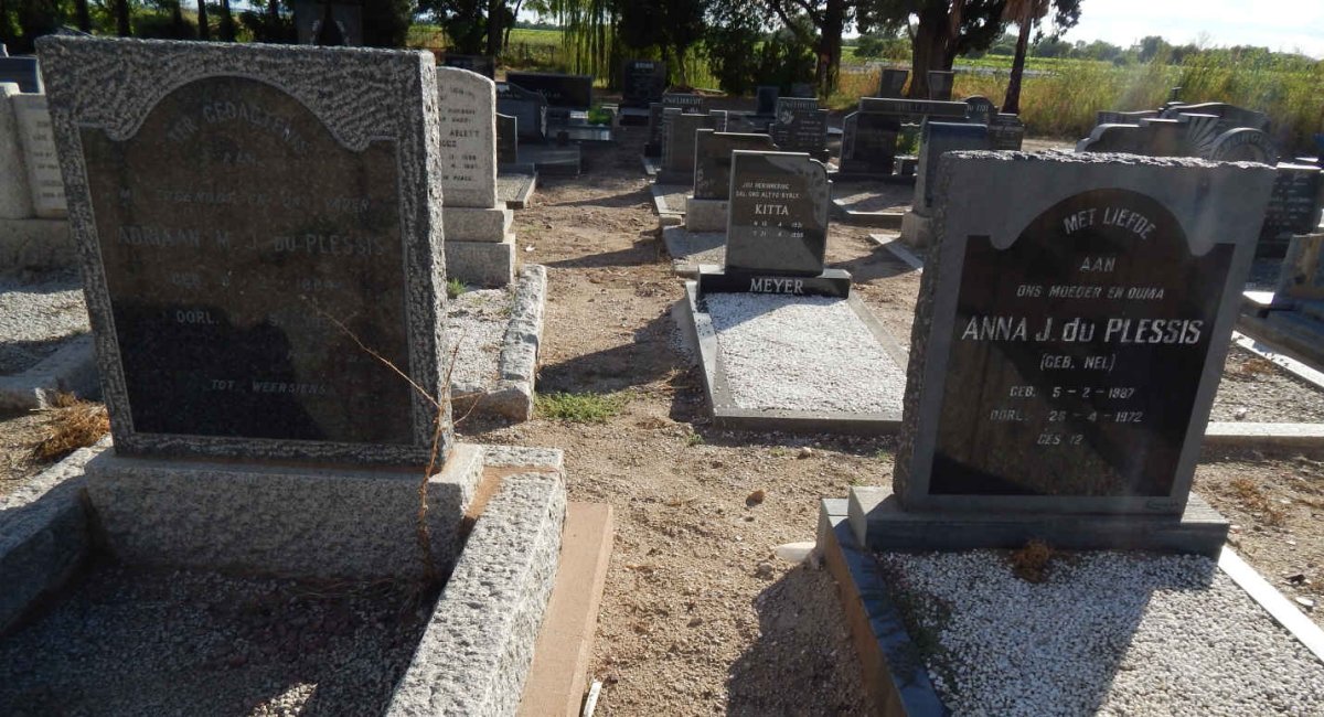 PLESSIS Adriaan M.J., du 1884-1954 &amp; Anna J. NEL 1887-1972