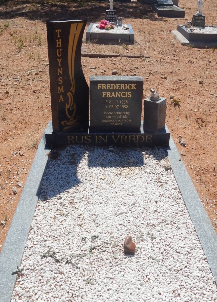 THUYNSMA Frederick Francis 1938-1998