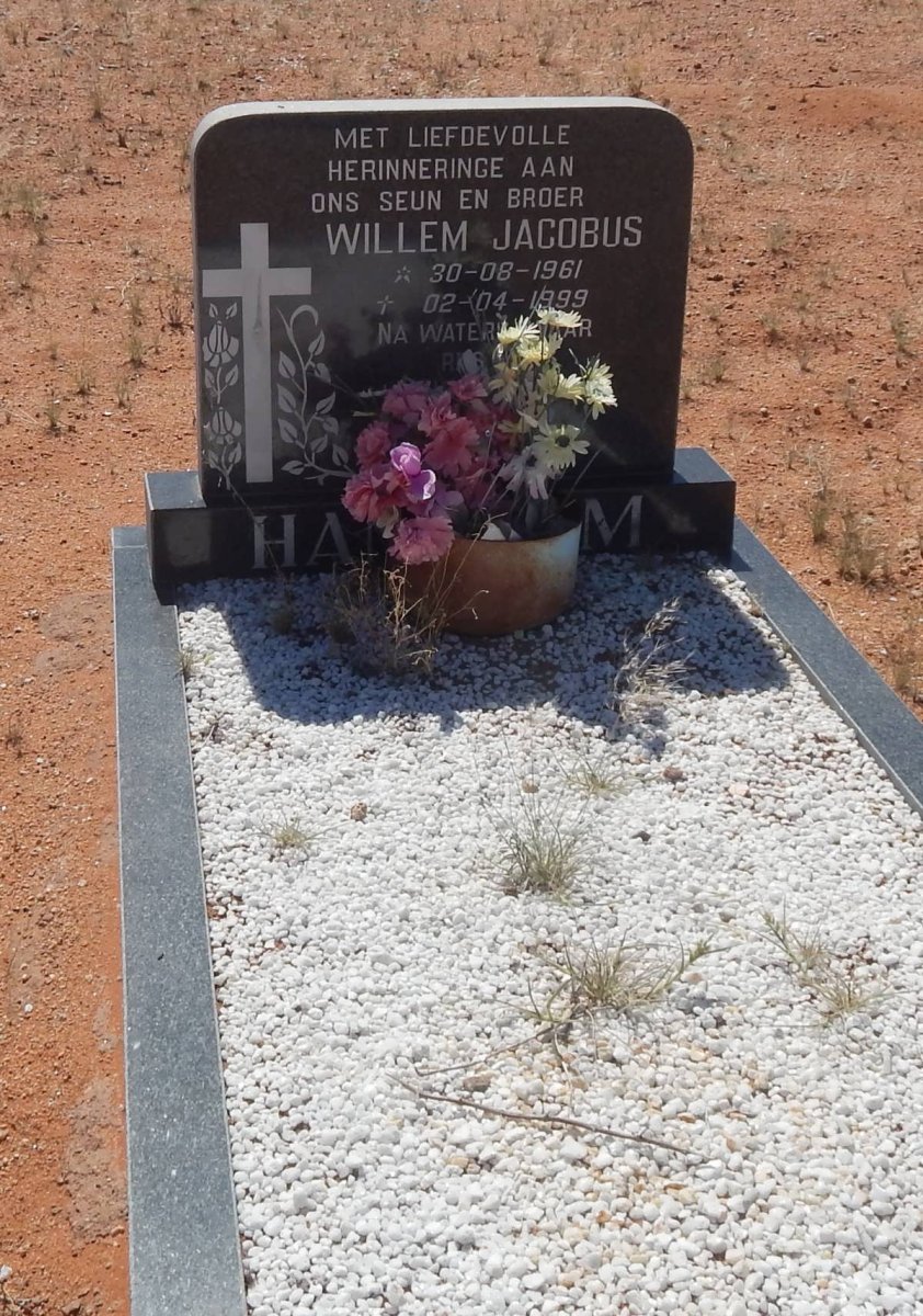 HANEKOM Willem Jacobus 1961-1999