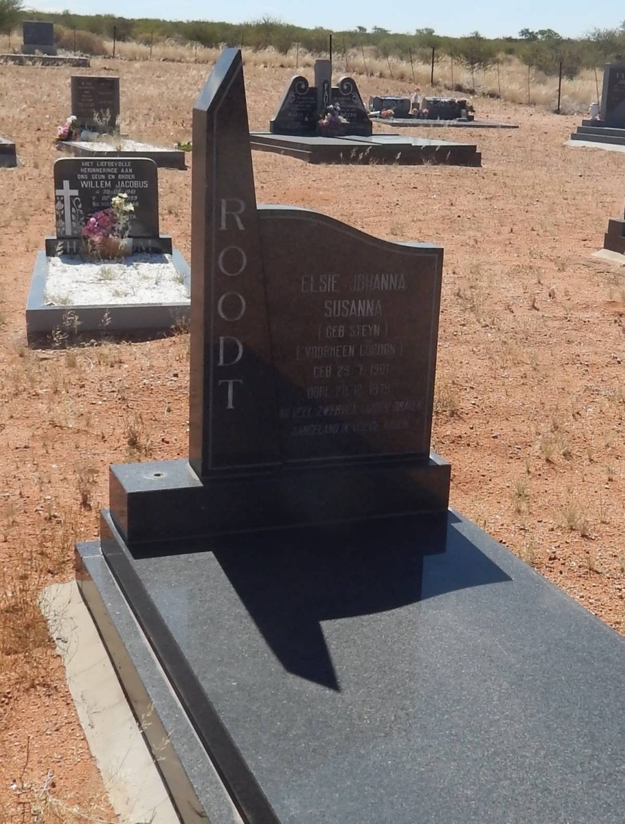 ROODT Elsie Johann Susanna nee STEYN 19??-