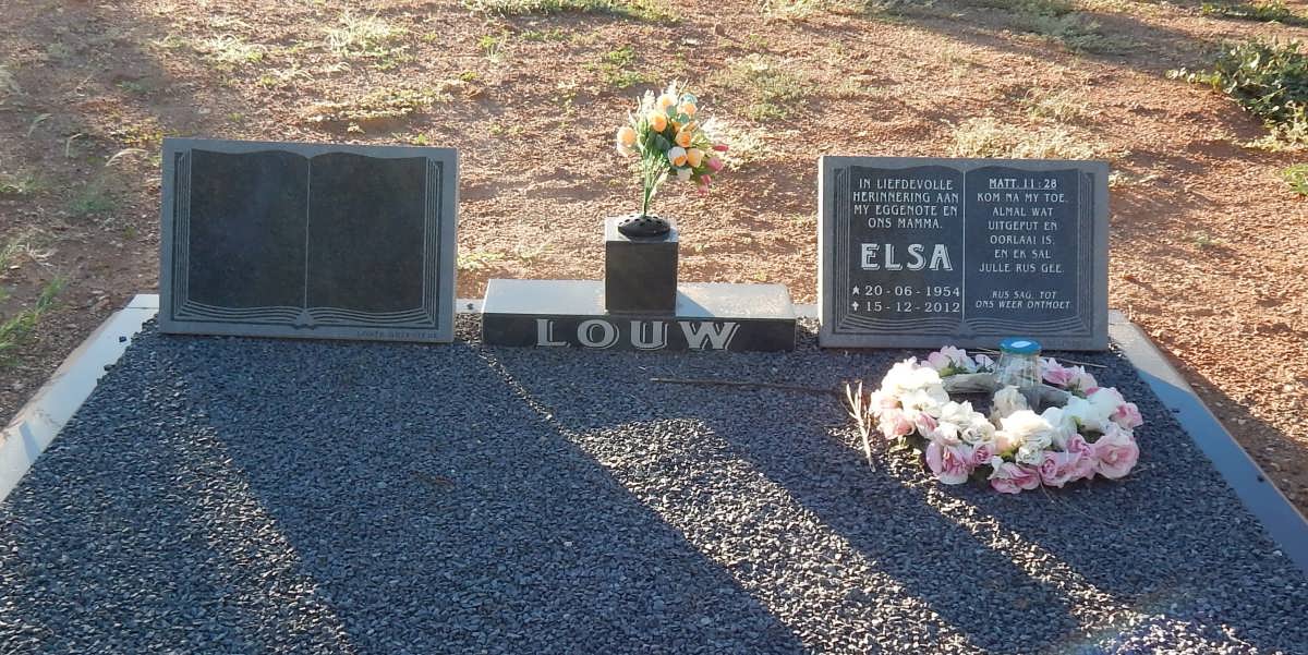 LOUW Elsa 1954-2012