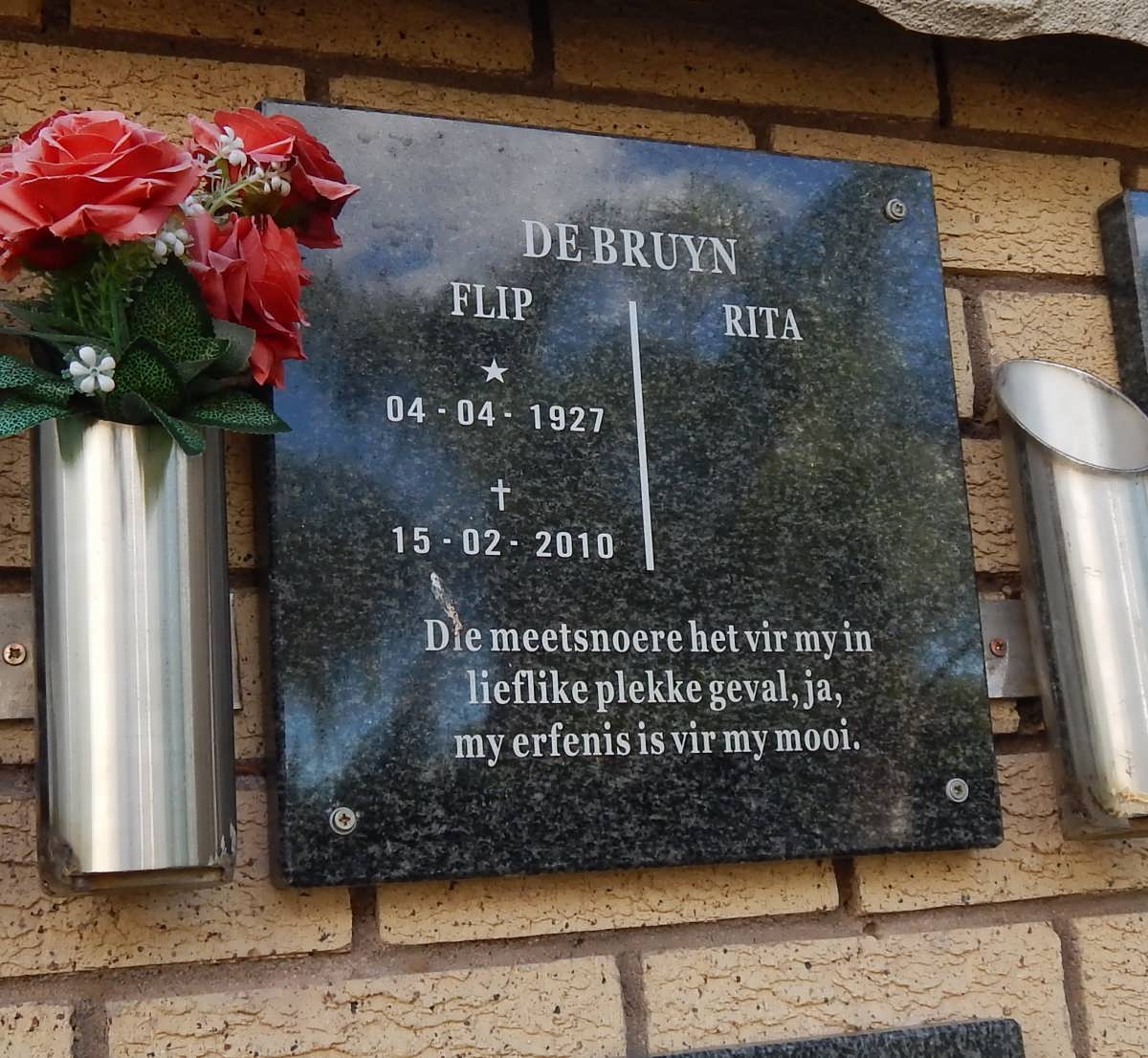 BRUYN Flip, de 1927-2010 &amp; Rita