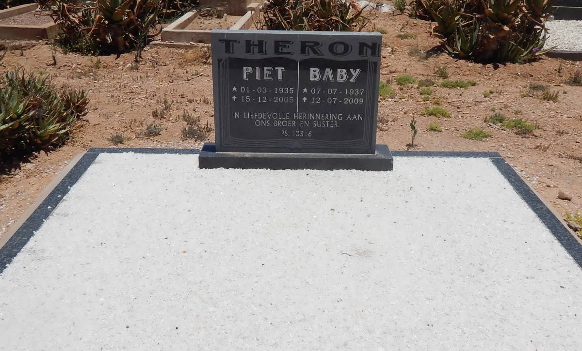 THERON Piet 1935-2005 &amp; Baby 1937-2009