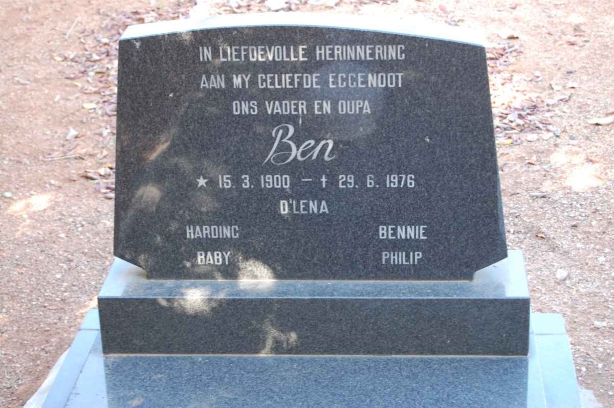 NEL Ben 1900-1976 