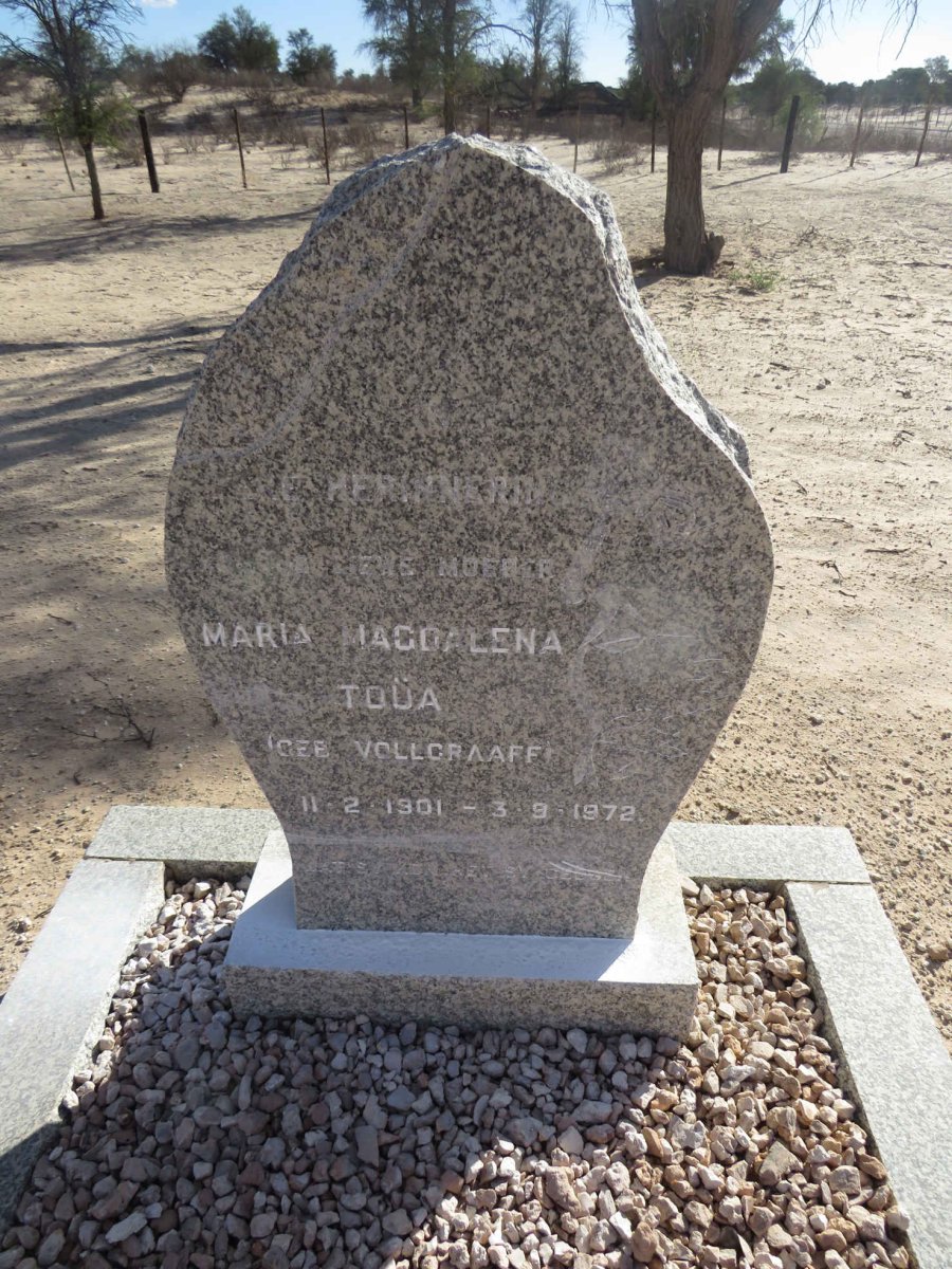 TOUA Maria Magdalena nee VOLLGRAAFF 1901-1972
