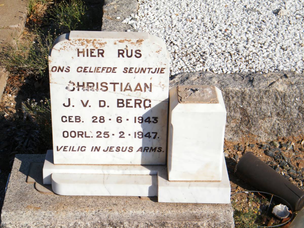 BERG Christiaan J., v.d. 1943-1947