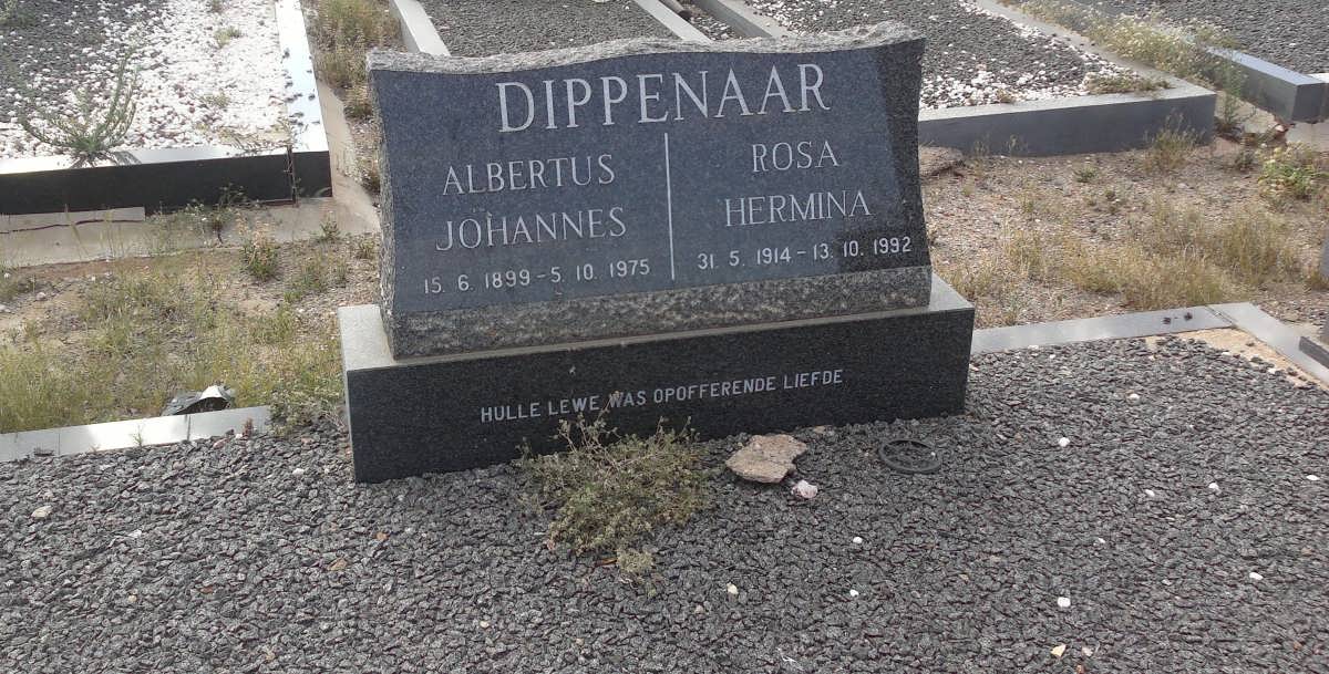 DIPPENAAR Albertus Johannes 1899-1975 &amp; Rosa Hermina 1914-1992