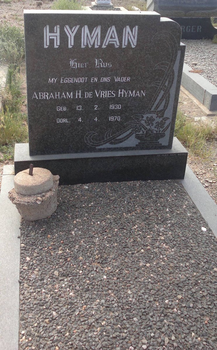 HYMAN Abraham H. De Vries 1930-1970