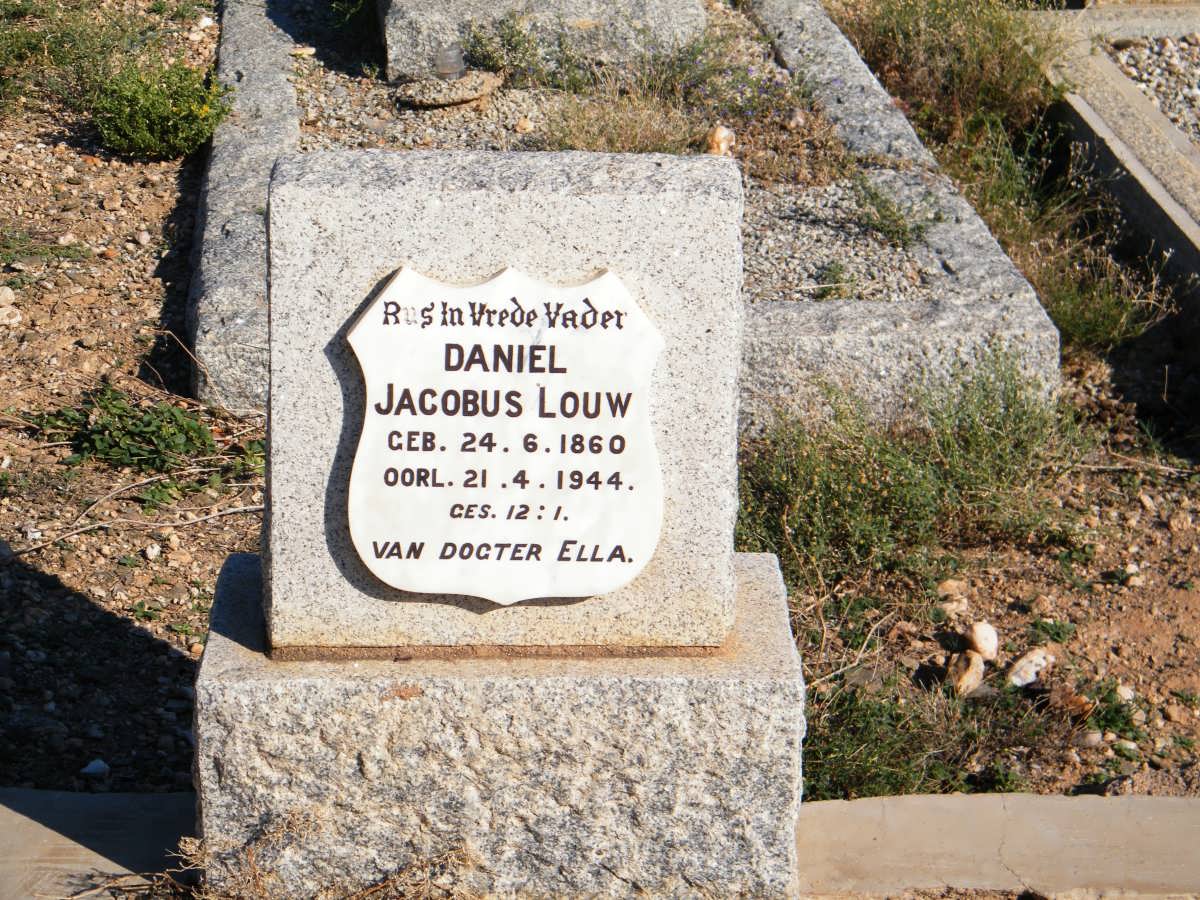 LOUW Daniel Jacobus 1860-1944