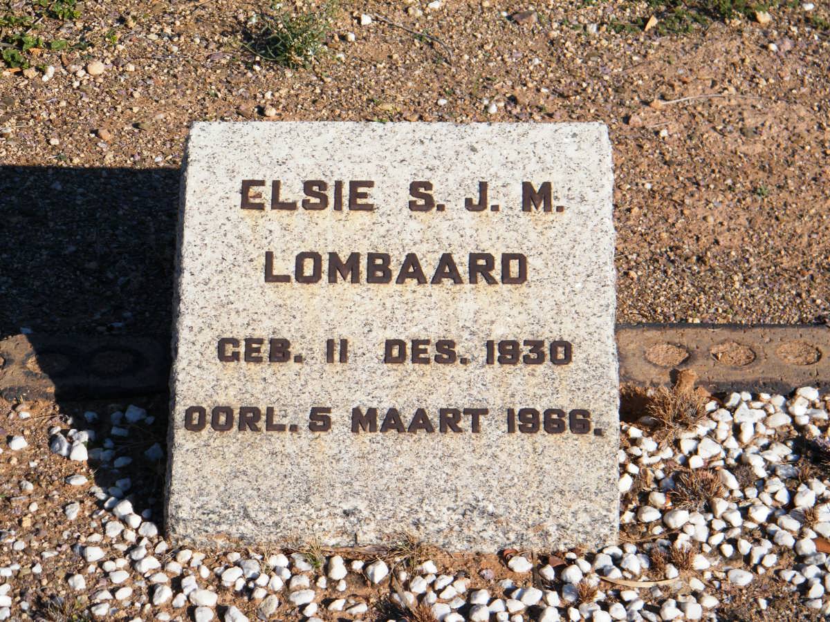 LOMBAARD Elsie S.J.M. 1930-1966