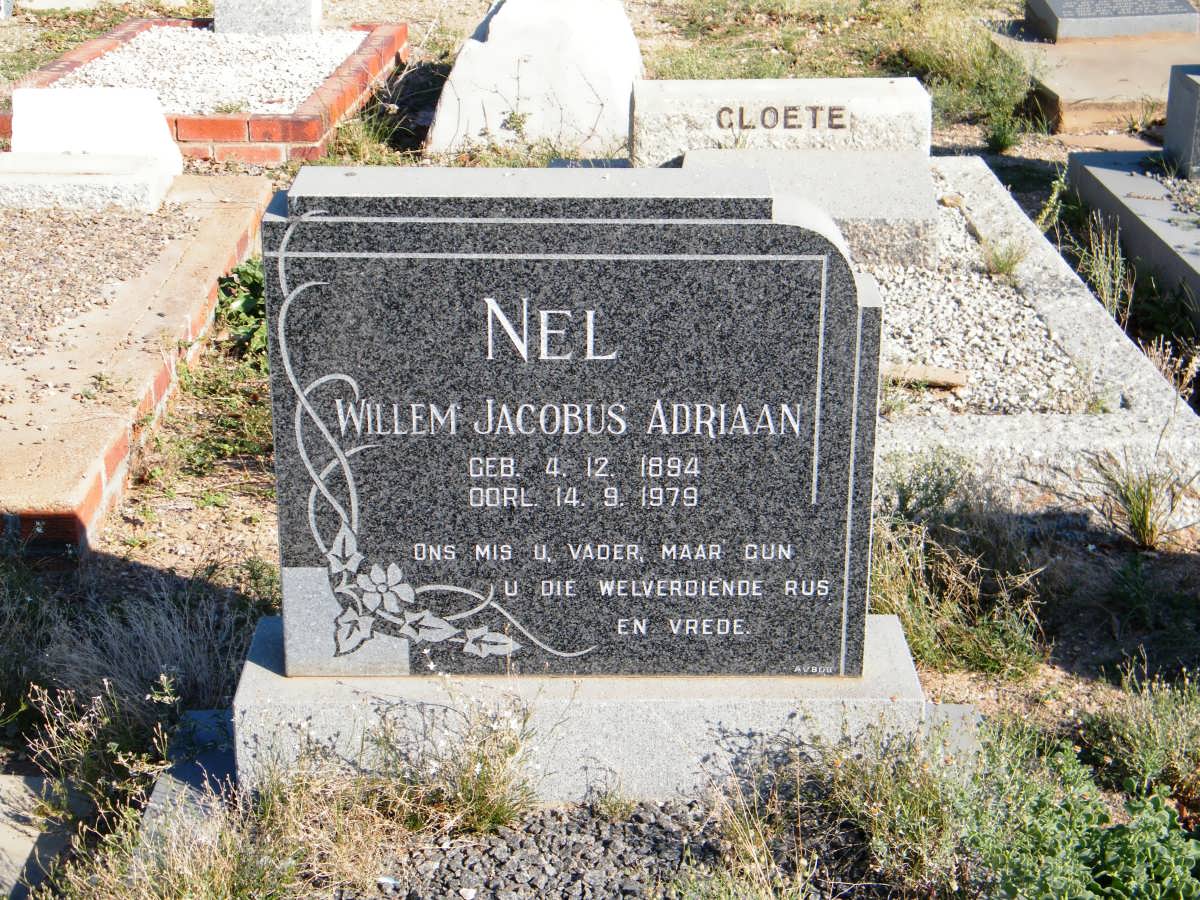 NEL Willem Jacobus Adriaan 1894-1979