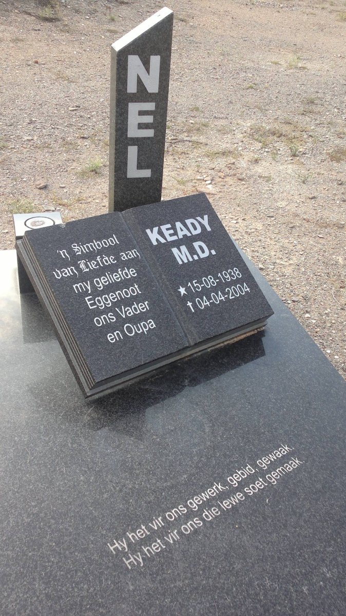 NEL Keady M.D. 1938-2004