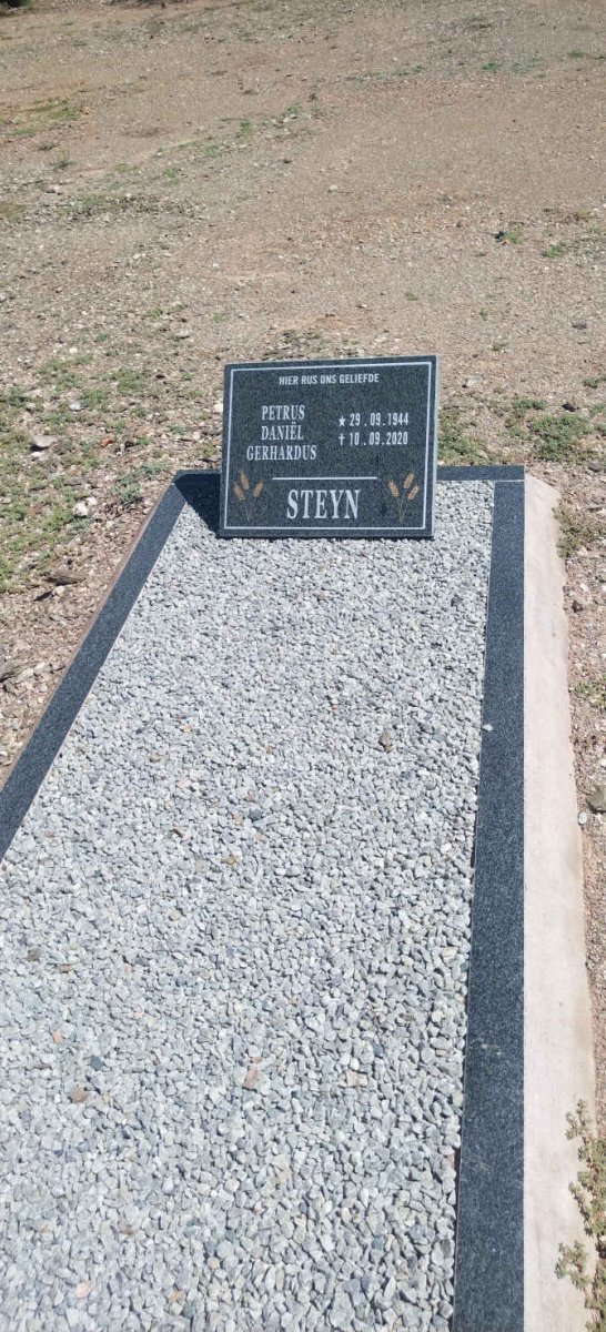 STEYN Petrus Daniel Gerhardus 1944-2020