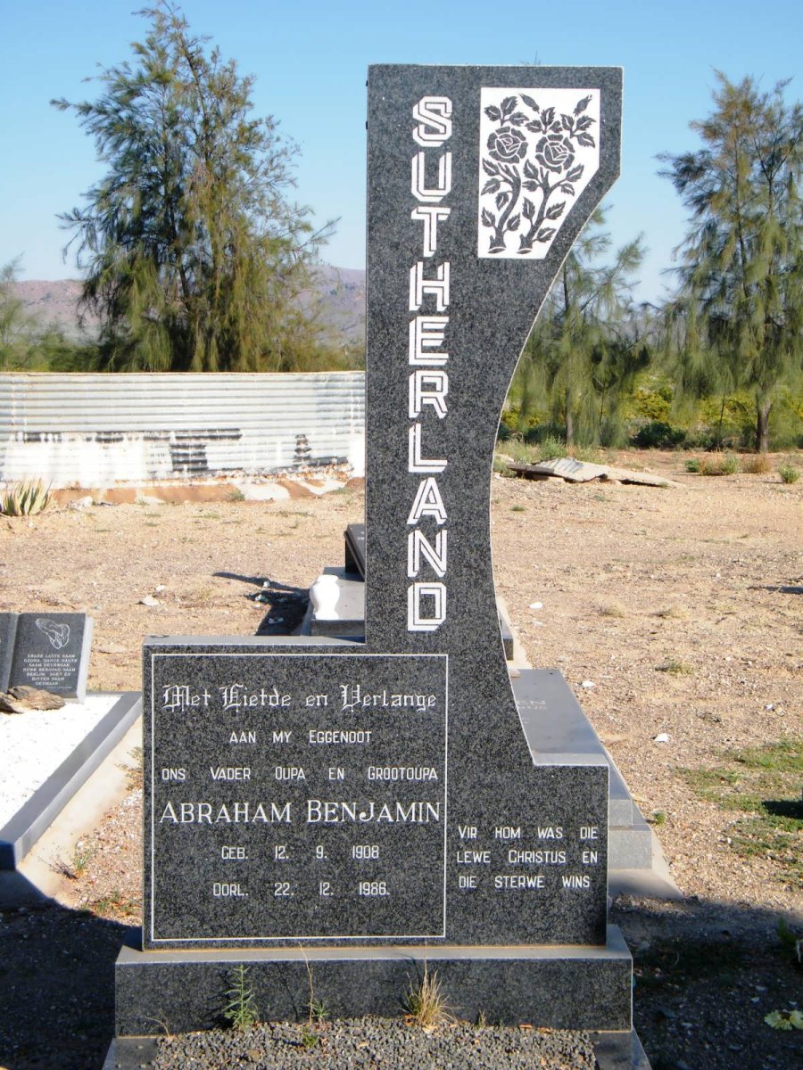SUTHERLAND Abraham Benjamin 1908-1986