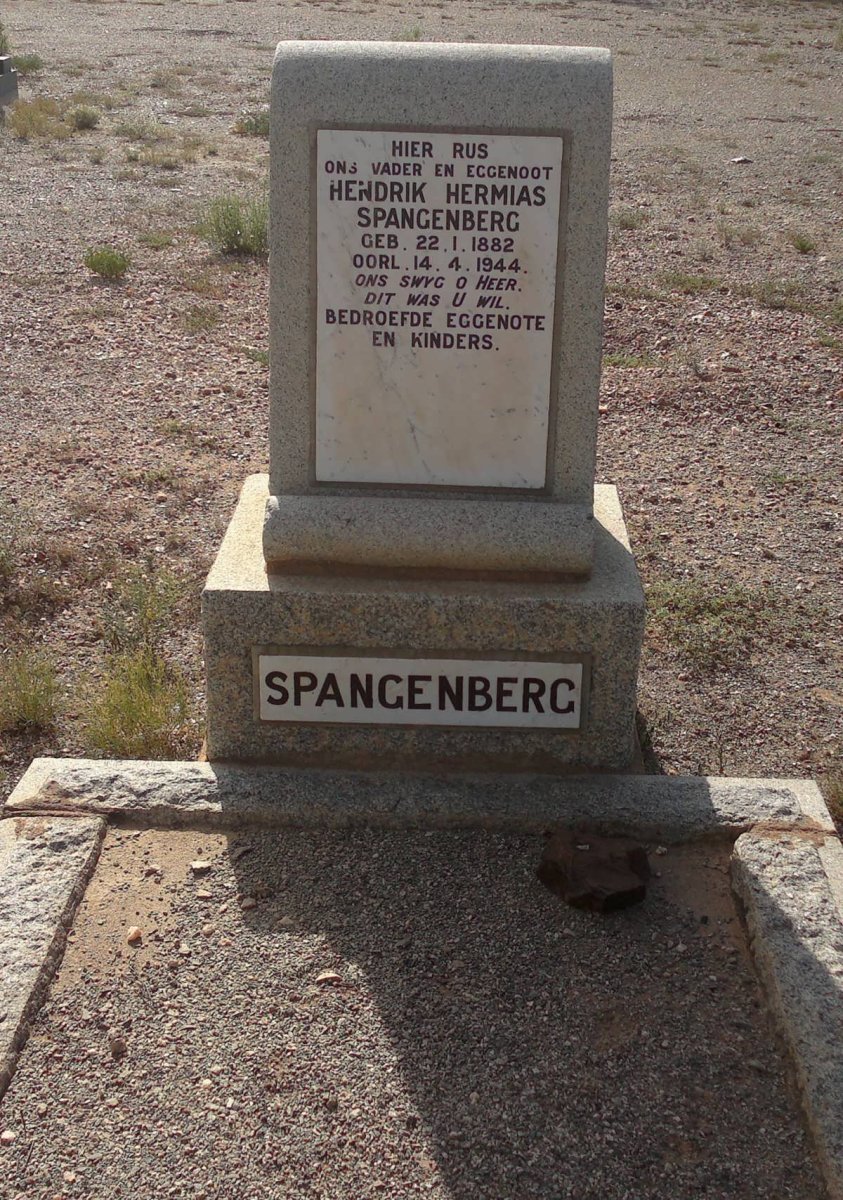 SPANGENBERG Hendrik Hermias 1882-1944