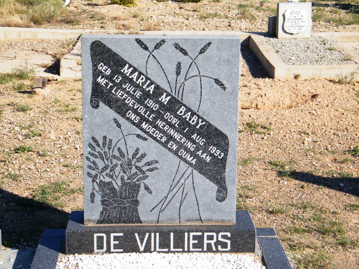 VILLIERS Maria M., de 1910-1993