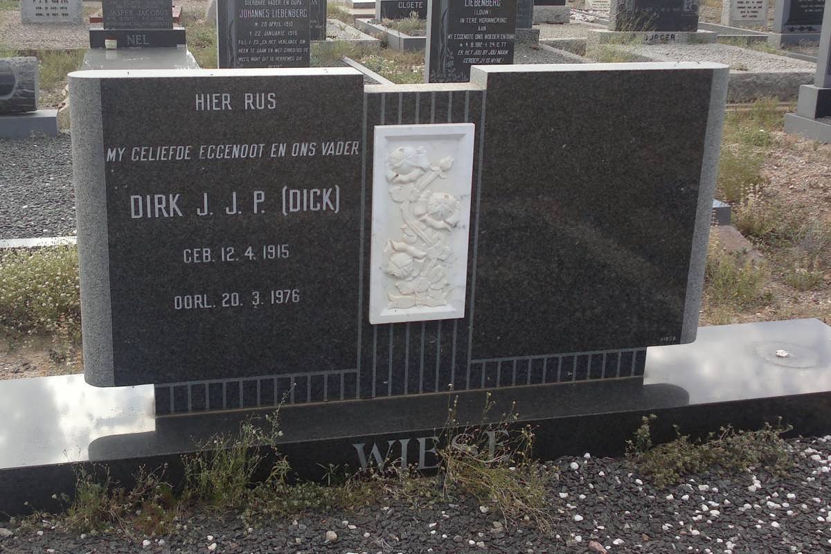 WIESE Dirk J.J.P. 1915-1976